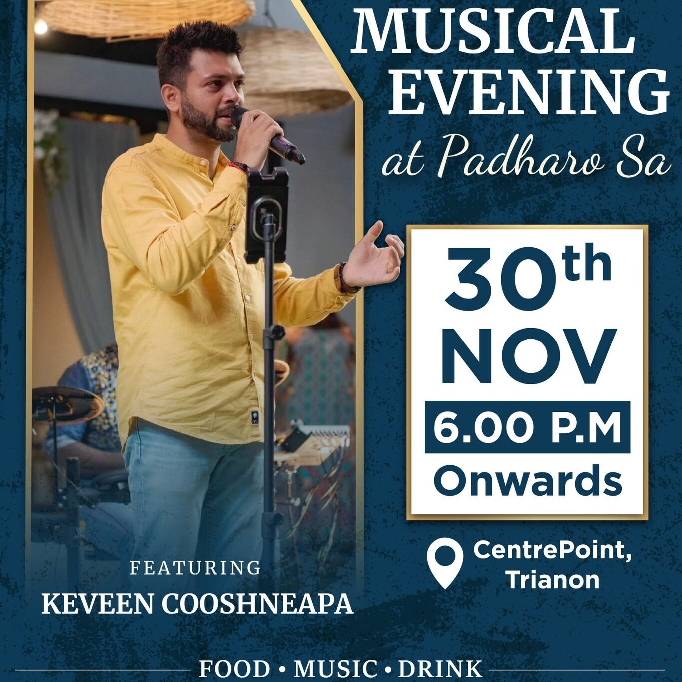 live music at padharo sa