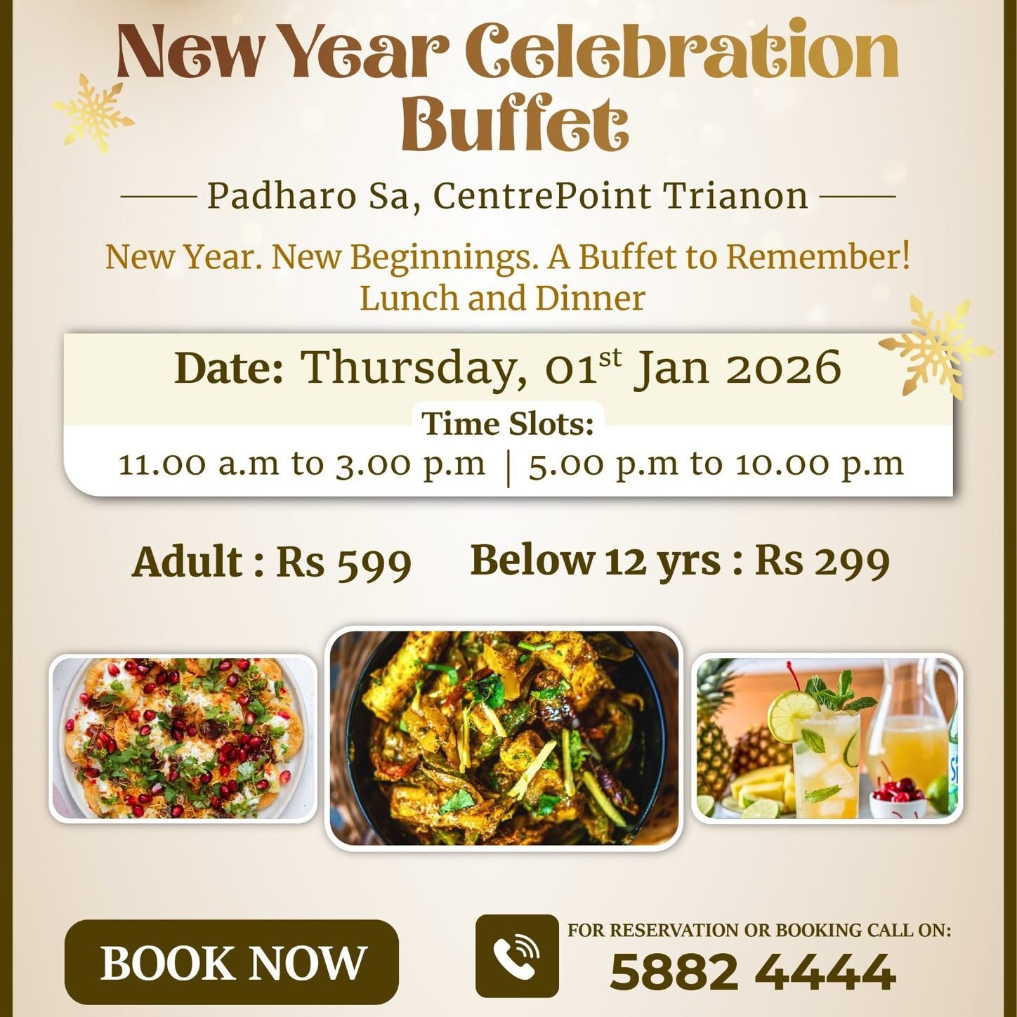 new year buffet at padharo sa, centrepoint